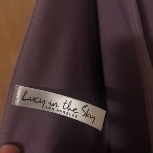 Purple Off The Shoulder Dress